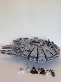 LEGO STAR WARS 7965 MILLENNIUM FALCON 99% COMPLETE WITH FIGURES NO INSTRUCTIONS