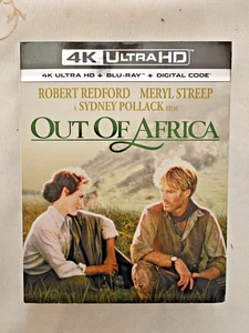 OUT OF AFRICA (U.S. Release 4K Ultra HD /Blu-ray with SLIPCOVER, 1985) - Imagen 1 de 2