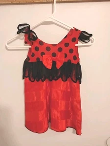 Girl Lady Bug Lovebug Costume Toddler 3-4 - Picture 1 of 2