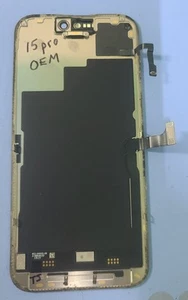 OEM OLED Pull For Apple iPhone 15 Pro LCD Display Touch Screen Frame A+ - Imagen 1 de 3