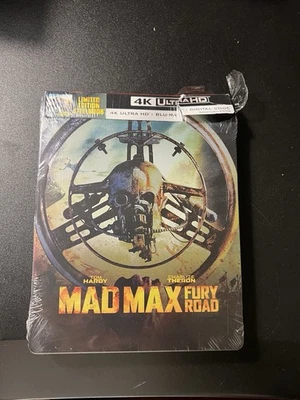 BRAND NEW Mad Max Fury Road 4K UHD + Blu-ray Digital Steelbook Torn Wrap/J-card - image 1 of 4