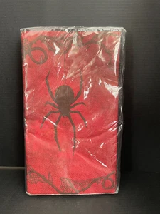 Martha Stewart Halloween Spinne rot schwarz Papierservietten 20er Set - Bild 1 von 5