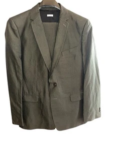 Dries van Noten 2-teiliger Anzug oliv 2-Knopf Doppelschlitz 52 42 - Bild 1 von 13