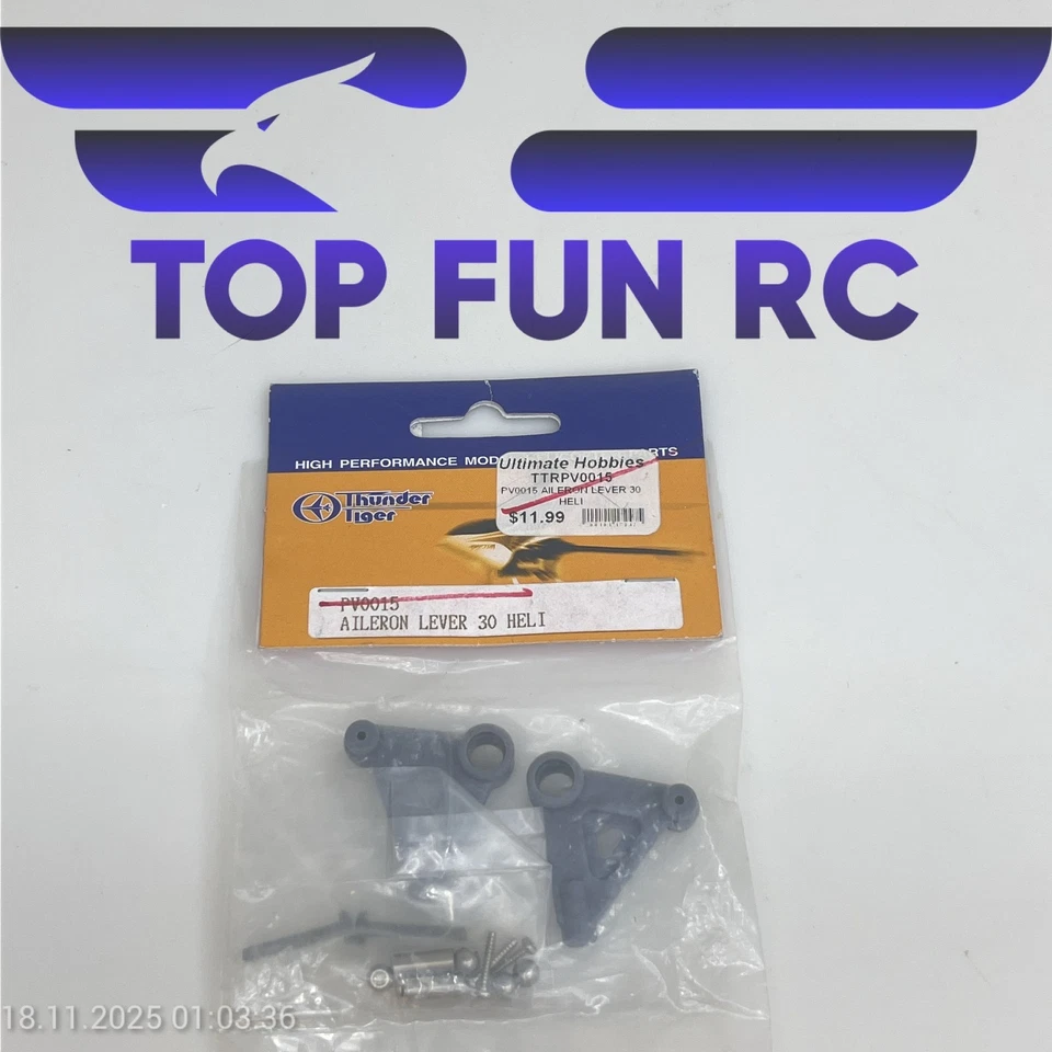 THUNDER TIGER PV0015 AILERON LEVER FOR R30 RC HELICOPTER - Image 1 of 1