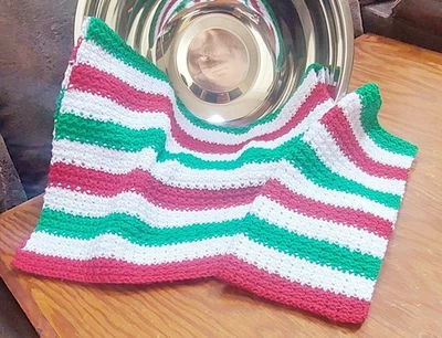 Набор полотенец для посуды ручной вязки - Изображение 1 из 2