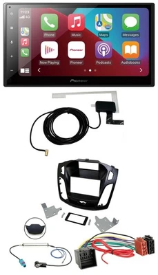 Pioneer USB Bluetooth DAB MP3 2DIN Autoradio für Ford Focus ab 2018 schwarz - Bild 1 von 4