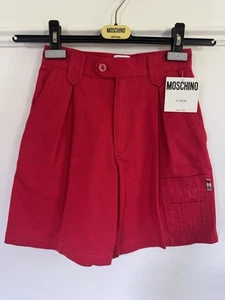 NWT brand new MOSCHINO Junior Girls Red Cotton Shorts size 10Y - Picture 1 of 6