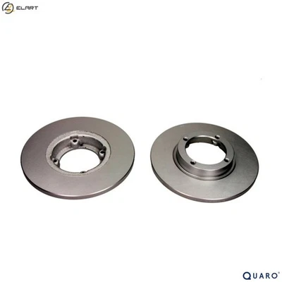 2x BRAKE DISC QD5046 FOR DAEWOO MATIZ/Hatchback/Van FSO CHEVROLET 0.8L 3cyl 1.0L - Image 1 of 4