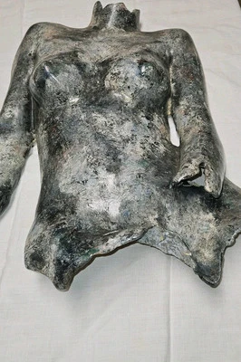 Larry Kirkwood Body Sculpture Original Art Body Casting "Annette " Cracked - Image 1 of 4