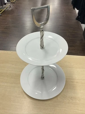 Vagabond House Stirrup Dessert Stand New In Box - Image 1 of 2