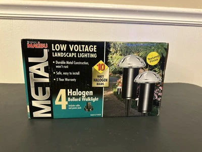 Lot of 4 Malibu CL71404TD 10-Watt Low Voltage Glass Top Landscape Mushroom Light - Image 1 of 4