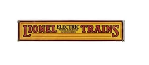 LIONEL ELECTRIC TRAINS Metal Railroad Sign - Man cave, Gifts, Wall Decorations - Picture 1 of 3