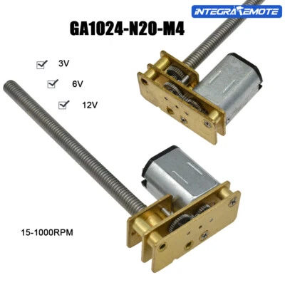 DC 3V 3.7V 5V 6V Slow Speed Mini 12mm Micro N20 Metal Gear Motor Getriebemotoren - Bild 1 von 4