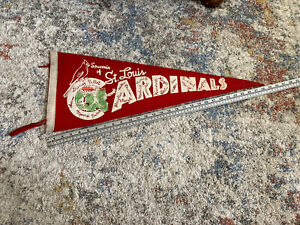 Full Size Vintage 1940’s St. Louis Cardinals Pennant