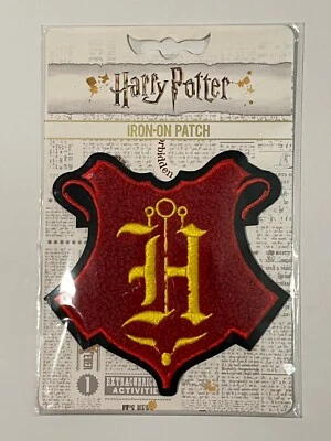 Harry Potter Hogwarts Emblem Crest Applique Iron-On Clothing Patch 4.3”x 4.3” - Image 1 of 3