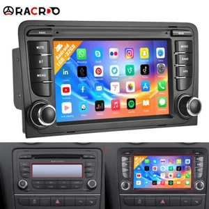 32G For Audi A3 S3 RS3 2003-2012 7" Android 13 Car Radio Stereo GPS FM Head Unit - Picture 1 of 24