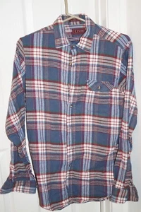 CAMICIA VINTAGE LEVI'S MANICA LUNGA FLANELLA COTONE PLAID ARTICOLO MEDIO #5 - Foto 1 di 4