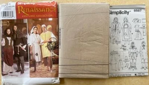 COSTUME Sew Pattern Simplicity 8587~Ren Faire peasant~Unisex~XS-S-M-L-XL~Uncut - Picture 1 of 1