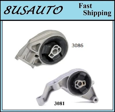 2 PIEZAS MONTAJE DE TRANSMISIÓN AJUSTE Pontiac G4, G5, PURSUIT 2.2L y 2.4L - TRANSMISIÓN AUTOMÁTICA Foto 1 de 4