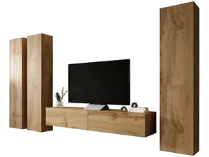 Wohnwand VIGO 1 Schrankwänd 3 Türiger 2 Klappen Farbauswahl Schrank Lowboard - Bild 1 von 18