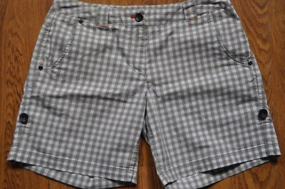 Pantalones cortos de golf NIKE para mujer TALLA 8 a cuadros Dri Fit Foto 1 de 4