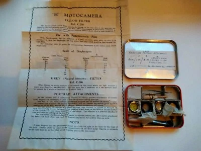 Juego de lentes accesorios de retrato para cámara de cine Pathescope H motocámara 9,5 9,5 mm  Foto 1 de 4