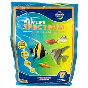 New Life Spectrum TROPICAL FISH Regular Pellets 2200g Color Enhancing Fish Food - Picture 1 of 1