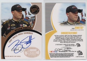 2007 Press Pass Press Pass Signings Bronze Regan Smith Rookie Auto RC
