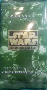 1999 Star Wars Dagobah CCG One 9 Random Card Booster Pack - Picture 1 of 4