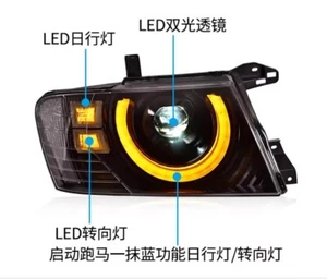 LED headlights For Pajero Montero shogun V73 V75 V76 V77 V78 2000-2011 year - Foto 1 di 7