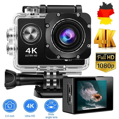 Sport Aktion Wasserdicht Kamera Wifi HD 1080P 4K 170° Helm Action Cam Camcorder