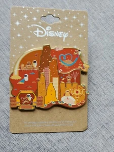 Disney Pixar Multi Scene Walle Collage pin - Walle E and EVE pin- NEW - Picture 1 of 5