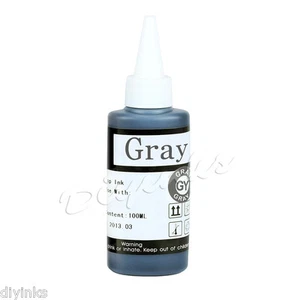 100ML Grau Nachfülltinte Kompatibel für Canon PIXMA MG6320 MG7120 MG7520 IP8720 - Bild 1 von 1