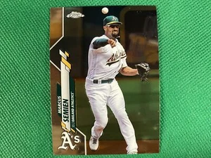 2020 Topps Chrome #144 Marcus Semien Oakland Athletics - Picture 1 of 1