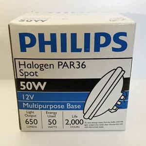 Philips Halogen PAR36 12V 50W 650 Lumens Brand New - Picture 1 of 5