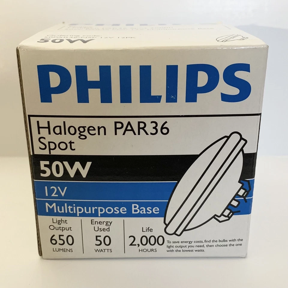Philips Halogen PAR36 12V 50W 650 Lumens Brand New - Image 1 of 4