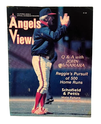 California Angels View Scorebook Magazine 1984 Milwaukee Brewers Unscored - Image 1 of 4
