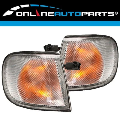 Front Corner Indicator Lights Pair LH+RH for Nissan Pulsar N14 91-95 Sedan/Hatch - Image 1 of 4