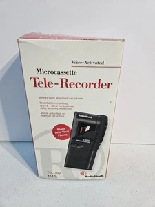Radio Shack Trc-300 Cinta Microcassette Tele-Grabadora Voz PROBADO FUNCIONA - Imagen 1 de 7