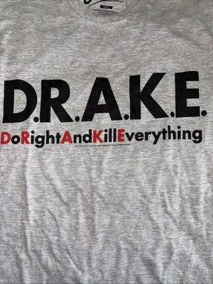 Drake Do Right And Kill Everything RARO 2010 Talla L Gris T Tour Concierto Hip Hop Foto 1 de 4