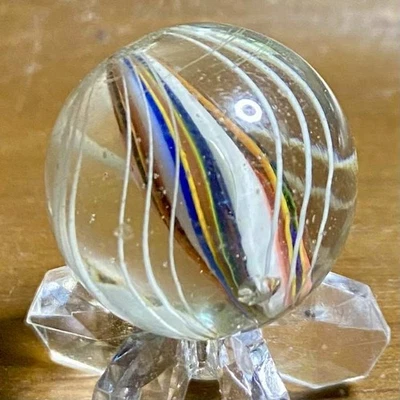 Antigua cinta alemana hecha a mano de mármol .812 13/16 casi nueva+ con bandas de núcleo sólido Foto 1 de 4