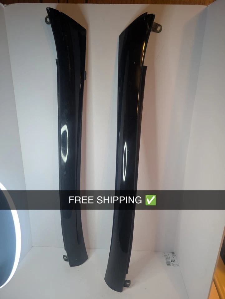 OEM 06-12 Mitsubishi Eclipse Pillar Trim L&R Black 7405A219 7405A220 READ  Foto 1 de 4