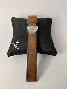 TUDOR OEM 20mm NuBuck Lederband + OEM Tudor schwarz 16mm Verschluss - Bild 1 von 8