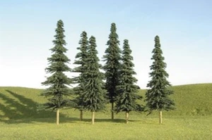 Industries Scene Scapes Trees 4"- 6" Spruce Trees Train - Picture 1 of 2