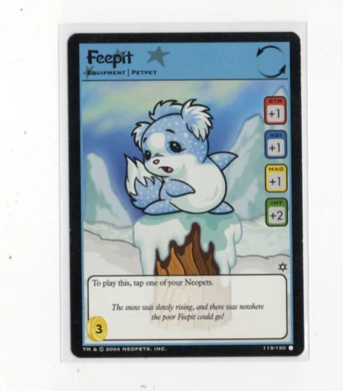 Neopets TCG Hannah and the Ice Caves - Feepit 119/150 - Wizards 2004 - Image 1 of 1