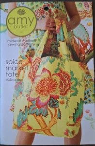 Amy Butler Spice Market Tote Pattern - New - Picture 1 of 2