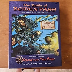Vtg L5R The Battle Of Beiden Pass Collectible Card Game - Complete - Picture 1 of 9