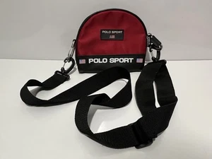 POLO SPORT RALPH LAUREN Vintage 90er Side Bag Crossbody Rot/Blk - Bild 1 von 4
