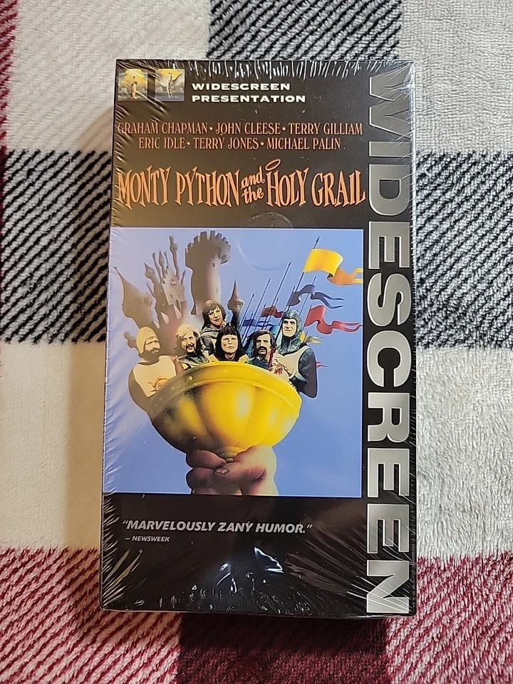 Monty Python and the Holy Grail (VHS, 1997, Widescreen) John Cleese - Sealed New - Image 1 of 4
