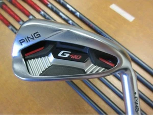 PING G410 6-W,UW,SW Iron Set - ALTA CB Soft Regular Flex, Black Dot, VG Cond'n - Picture 1 of 6